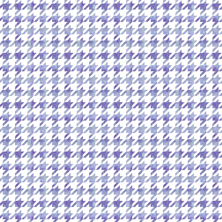 Picture of PURPLE WATERCOLOR HOUNDSTOOTH