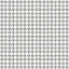 Picture of SILVER HOUNDSTOOTH ON WHITE