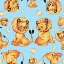 Picture of CUTE BABY LION PATTERN