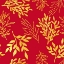 Picture of GOLDEN LEAVES ON VENETIAN RED