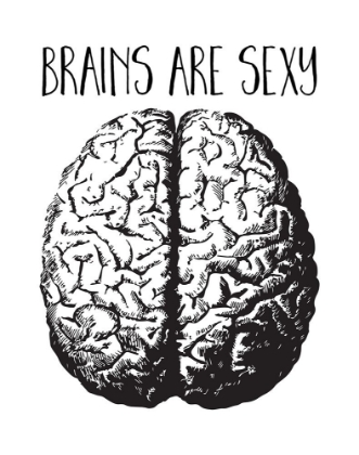 Picture of BRAINS ARE SEXY BLACK