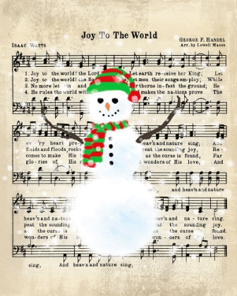 Picture of SNOWMAN CONDUCTS JOY TO THE WORLD