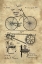 Picture of BICYCLE BLUEPRINT INDUSTRIAL FARMHOUSE