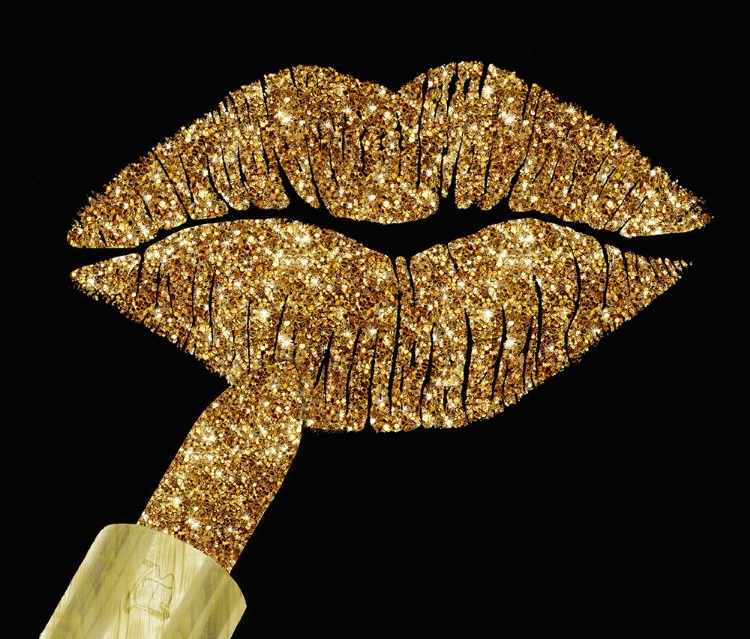 Picture of GOLD GLITTER LIPSTICK