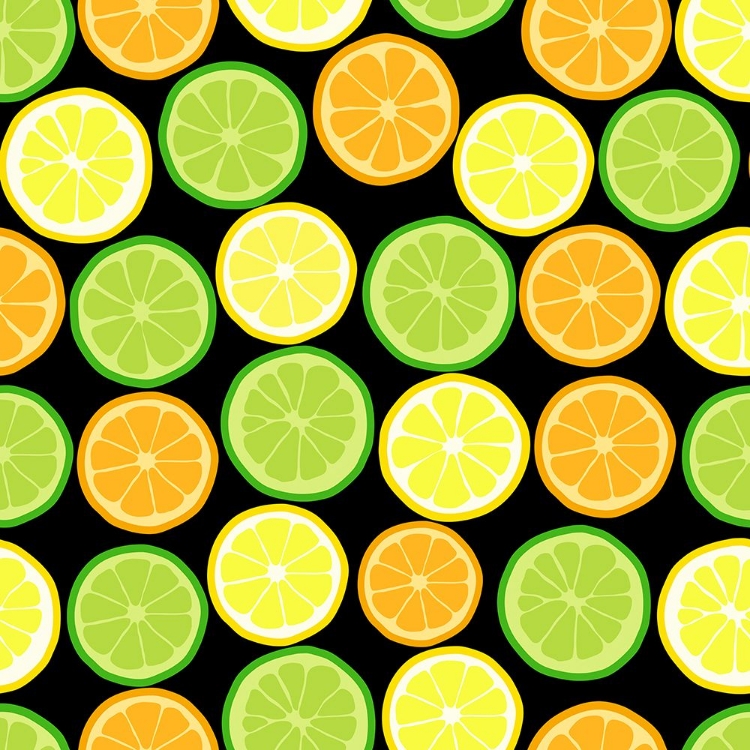 Picture of CITRUS ON BLACK