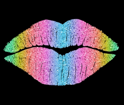 Picture of RAINBOW KISSING LIPS