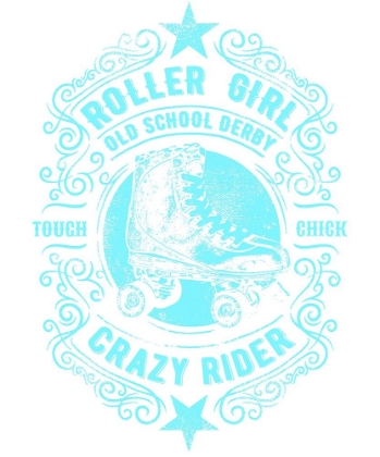 Picture of ROLLER GIRL AQUA TEE