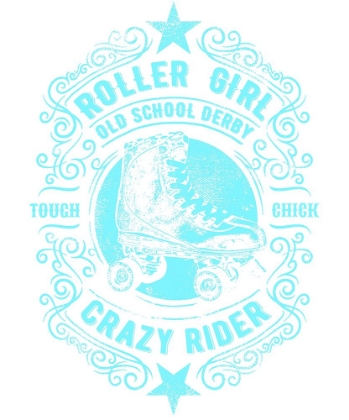 Picture of ROLLER GIRL AQUA TEE