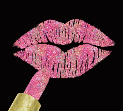 Picture of IRIDESCENT GLITTER KISS PINK