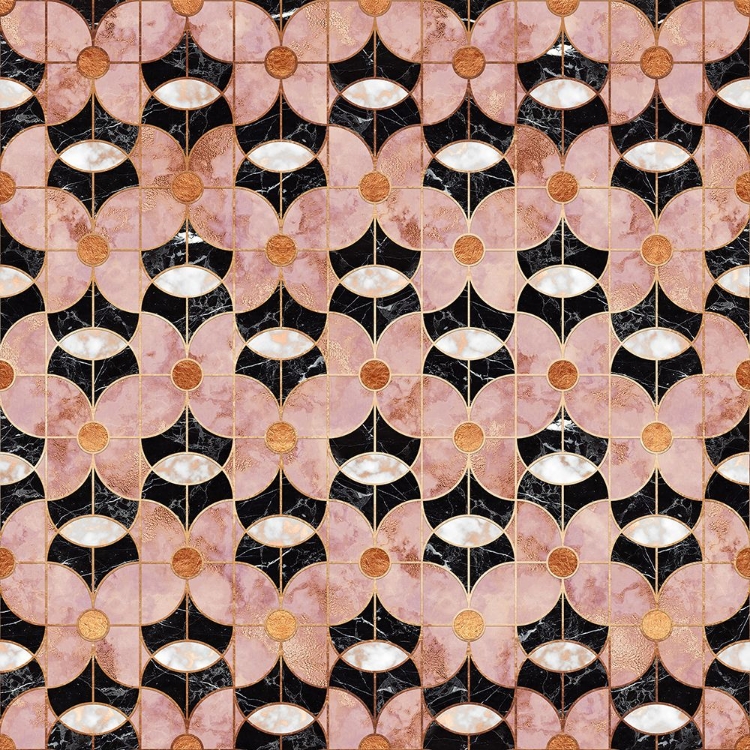 Picture of ART DECO FLOWERS PATTERN