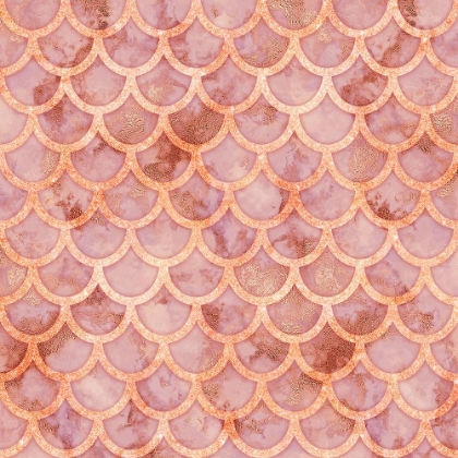 Picture of PINK GOLD MARBLE MERMAID SCALES