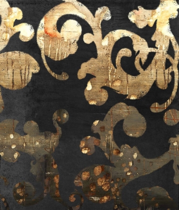 Picture of GRUNGY GOLD DAMASK