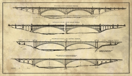 Picture of GEORGE WASHINGTON BRIDGE PROPOSAL PLANS INDUSTRIAL FARMHOUSE