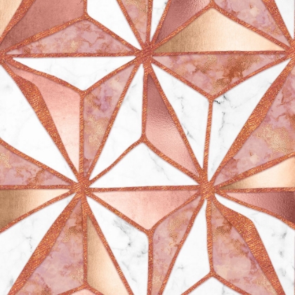 Picture of ROSEGOLD MARBLE ABSTRACT KITES