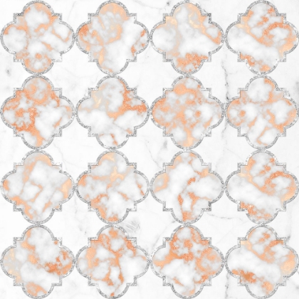Picture of SILVER AND MARBLE ARABESQUE