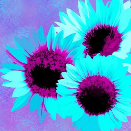 Picture of PSYCHEDELIC SUNFLOWERS