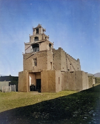 Picture of THE CHURCH OF SAN MIGUEL-THE OLDEST CHURCH IN SANTA FE-NEW MEXICO COLOR