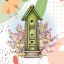 Picture of GREEN BIRDHOUSE