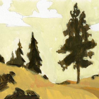Picture of STATE PARK PINE SKETCH I