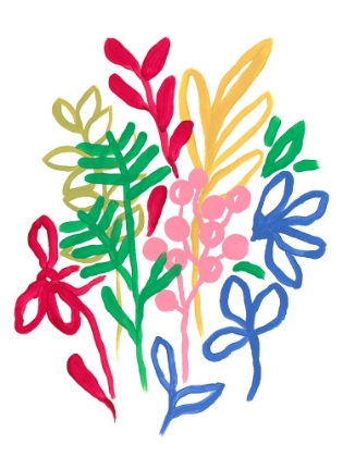 Picture of BOLD BRUSHSTROKE BLOOMS II