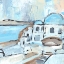 Picture of SANTORINI ROOFTOPS II