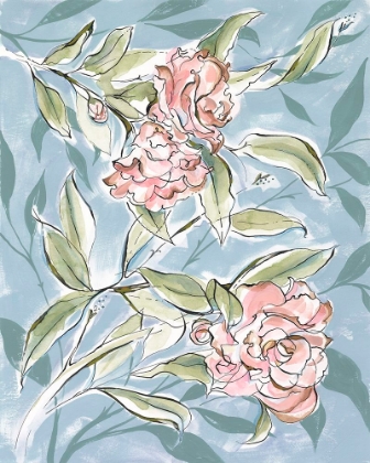 Picture of FADED CAMELLIAS I