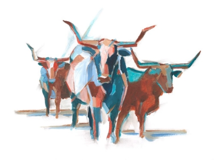 Picture of MODERN LONGHORNS I