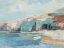 Picture of TURQUOISE CLIFF WALL II