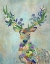 Picture of FANTASTIC FLORALS DEER-PORTRAIT