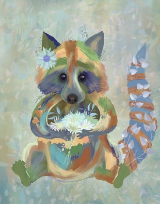 Picture of FANTASTIC FLORALS RACCOON