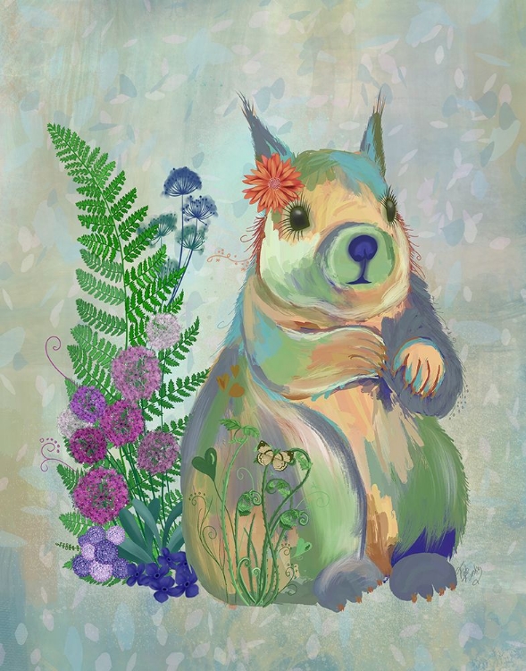 Picture of FANTASTIC FLORALS SQUIRREL