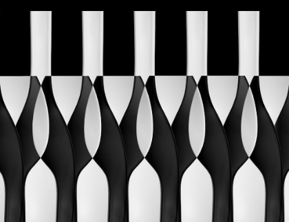 Picture of SPOONS ABSTRACT: BOTTLES GLASSES CANDLES
