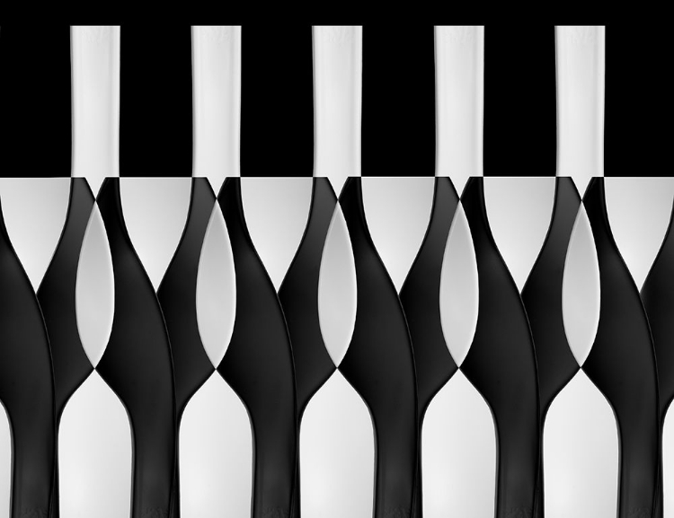 Picture of SPOONS ABSTRACT: BOTTLES GLASSES CANDLES