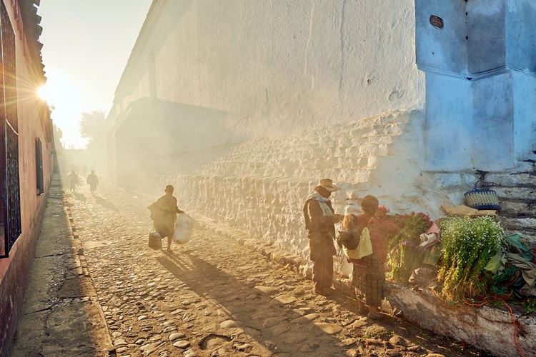 Picture of MORNING IN CITY CHICHICASTENANGO, GUATEMALA