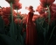 Picture of WOMAN AND FLOWER