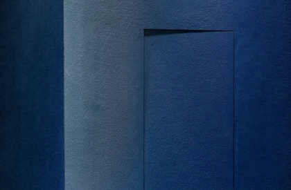 Picture of BLUE MINIMALISM OR A SECRET DOOR