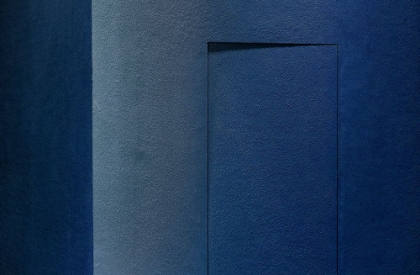 Picture of BLUE MINIMALISM OR A SECRET DOOR