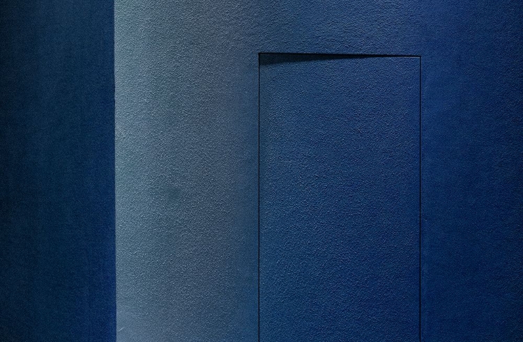 Picture of BLUE MINIMALISM OR A SECRET DOOR