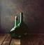 Picture of TWO GREEN BOTTLES