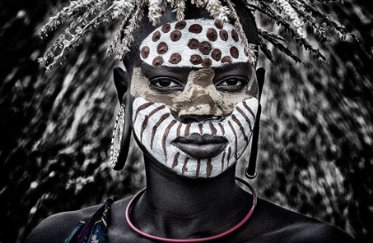 Picture of GIRL FROM THE SURMA TRIBE - ETHIOPIA