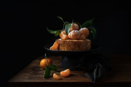Picture of POLENTA CAKE WITH SWEET MANDARINES