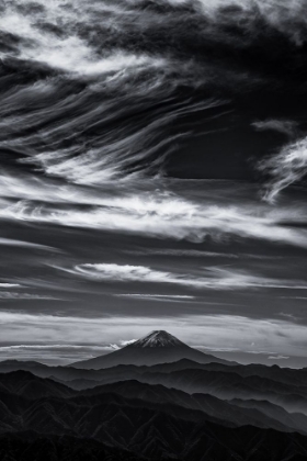 Picture of EXPRESSIVE CLOUDS AND MT.FUJI