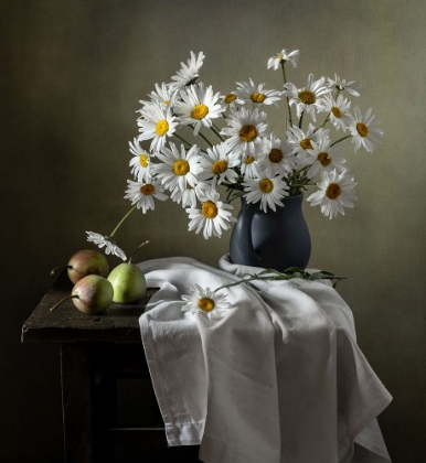 Picture of STILL LIFE WITH DAISIES AND PEARS