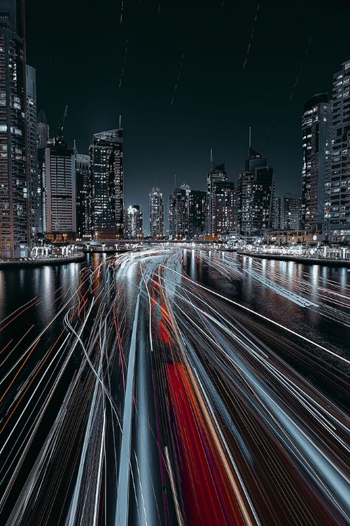 Picture of TRAFFIC JAM IN THE DUBAI CANAL