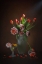 Picture of ORANGE TULIPS AND DAHLIA