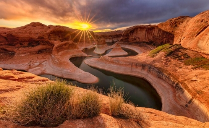 Picture of SUNRISE AT REFLECTION CANYON