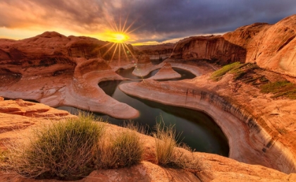 Picture of SUNRISE AT REFLECTION CANYON