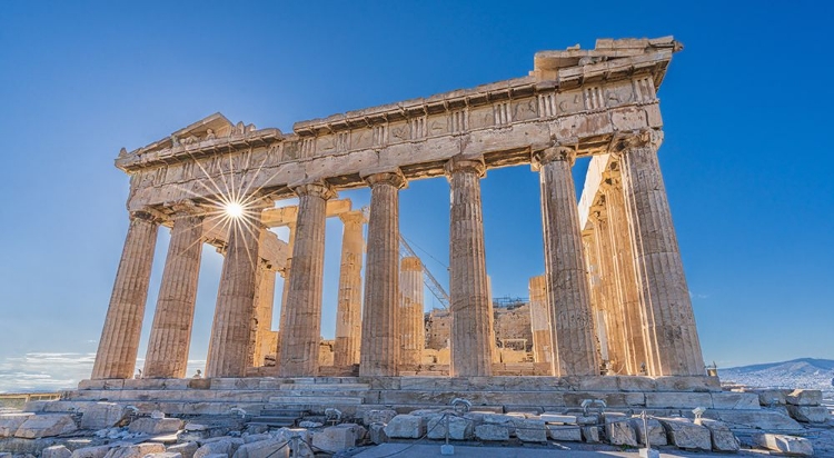 Picture of THE ACROPOLIS OF ATHENS AND HELIOS (SUN)