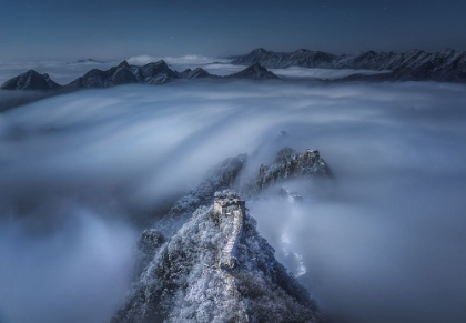 Picture of FLOWING CLOUDS PASS OVER THE JIAN KOU GREAT WALL