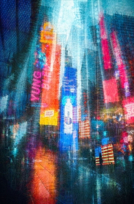 Picture of TIME SQUARE IMPRESSION IN RAIN